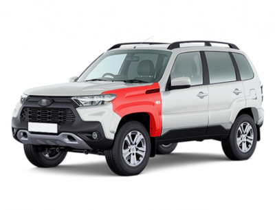 Крыло переднее левое Lada Niva Travel Оригинал АвтоВАЗ 21230-8403011-81