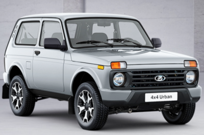 Бампер передний на LADA 4х4 NIVA URBAN Оригинал в цвет