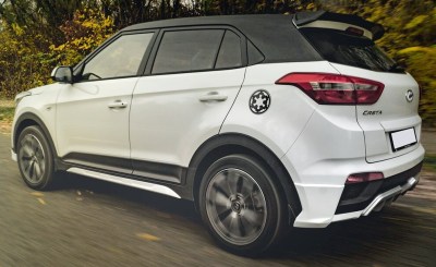 Накладки на пороги Zeus Hyundai Creta 